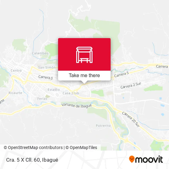 Mapa de Cra. 5 X Cll. 60