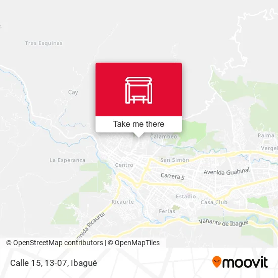 Mapa de Calle 15, 13-07