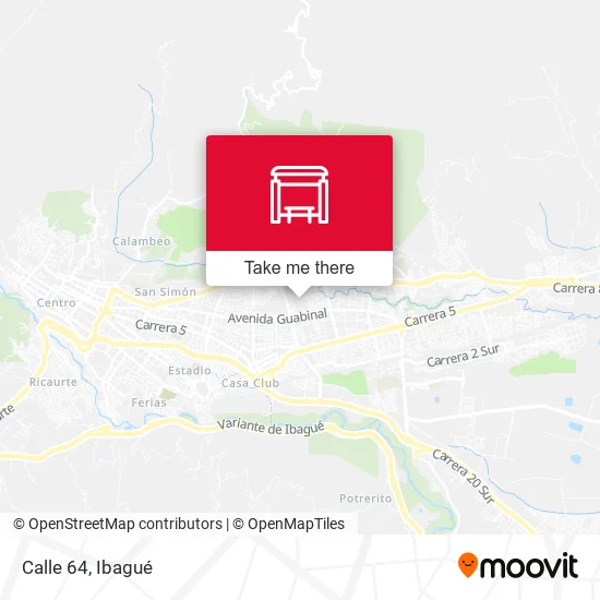 Mapa de Calle 64