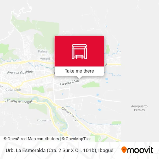 Mapa de Urb. La Esmeralda (Cra. 2 Sur X Cll. 101b)