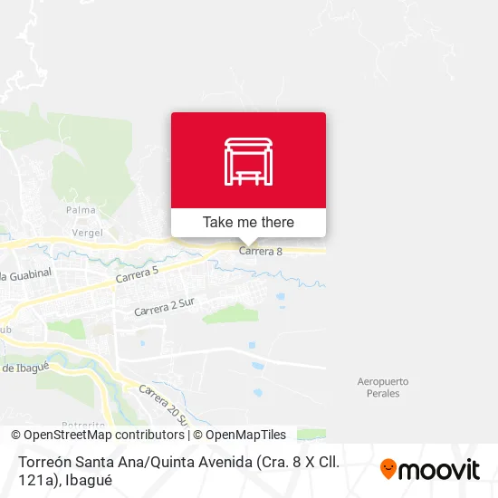 Mapa de Torreón Santa Ana / Quinta Avenida (Cra. 8 X Cll. 121a)