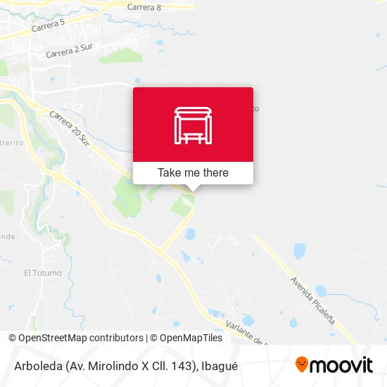 Mapa de Arboleda (Av. Mirolindo X Cll. 143)