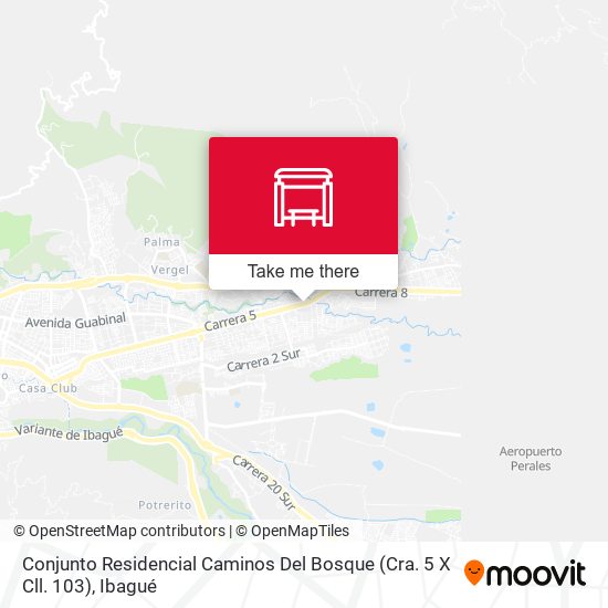 Conjunto Residencial Caminos Del Bosque (Cra. 5 X Cll. 103) map