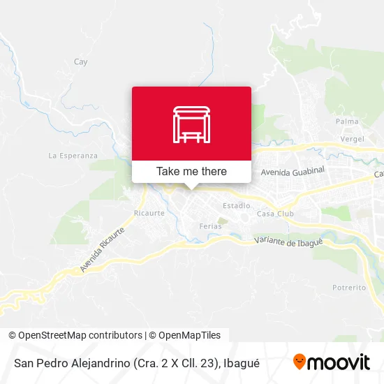 Mapa de San Pedro Alejandrino (Cra. 2 X Cll. 23)