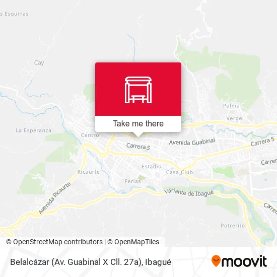 Mapa de Belalcázar (Av. Guabinal X Cll. 27a)
