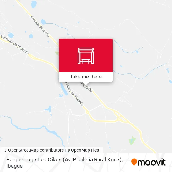 Mapa de Parque Logístico Oikos (Av. Picaleña Rural Km 7)