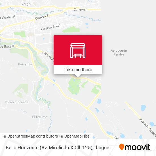 Mapa de Bello Horizonte (Av. Mirolindo X Cll. 125)