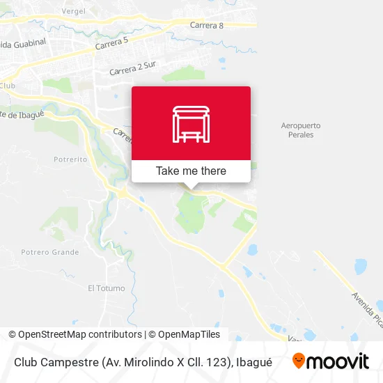 Mapa de Club Campestre (Av. Mirolindo X Cll. 123)