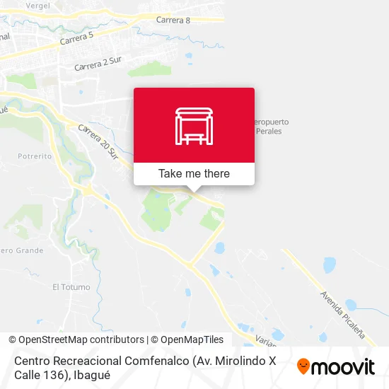 Mapa de Centro Recreacional Comfenalco (Av. Mirolindo X Calle 136)