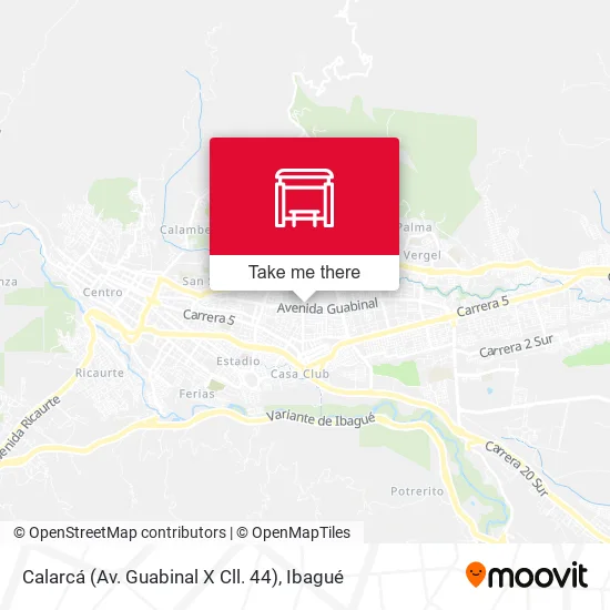 Mapa de Calarcá (Av. Guabinal X Cll. 44)