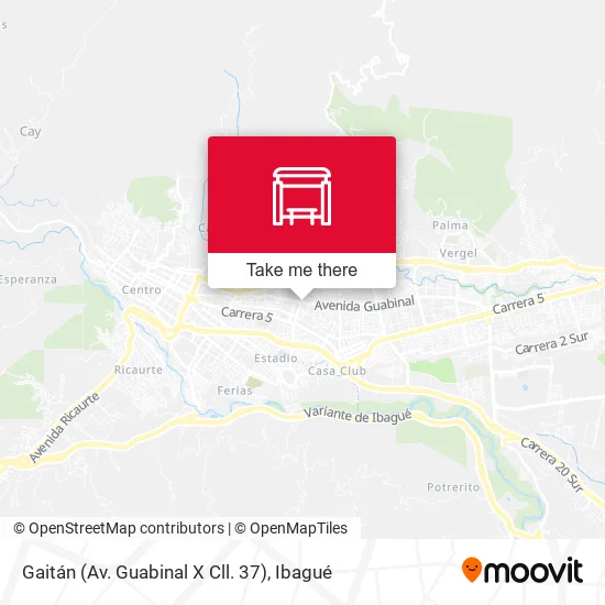 Mapa de Gaitán (Av. Guabinal X Cll. 37)