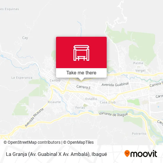 Mapa de La Granja (Av. Guabinal X Av. Ambalá)
