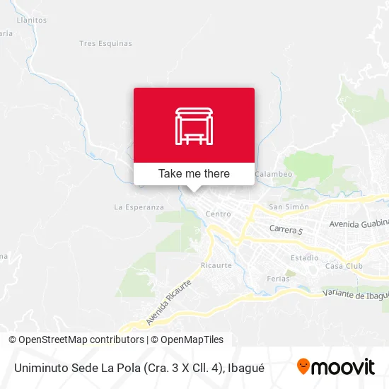 Mapa de Uniminuto Sede La Pola (Cra. 3 X Cll. 4)