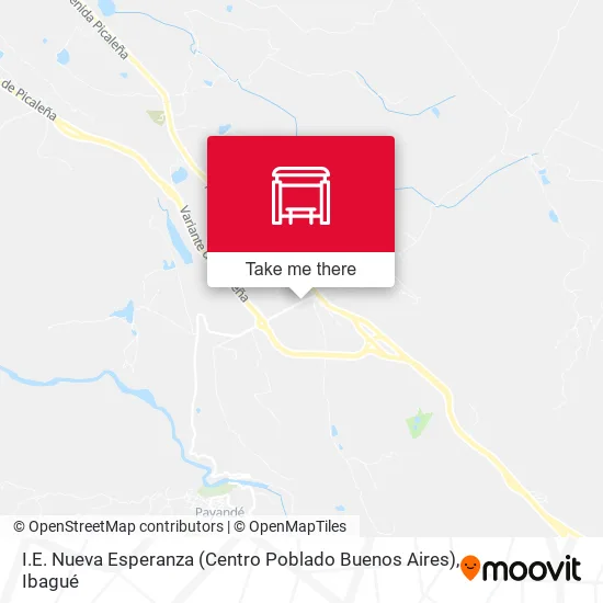 Mapa de I.E. Nueva Esperanza (Centro Poblado Buenos Aires)
