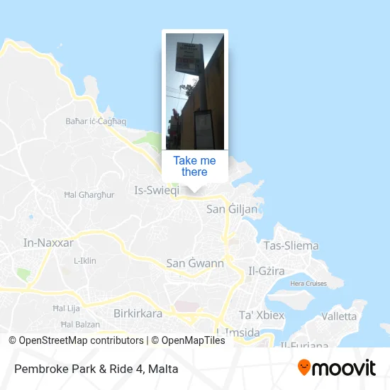 Pembroke Park & Ride 4 map