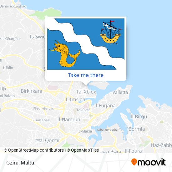 Gzira map