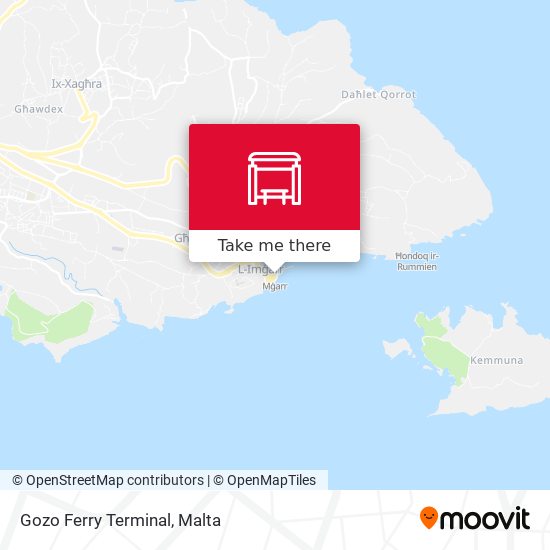 Gozo Ferry Terminal map