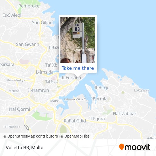 Valletta B3 map