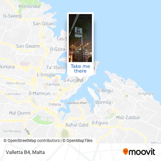 Valletta B4 map