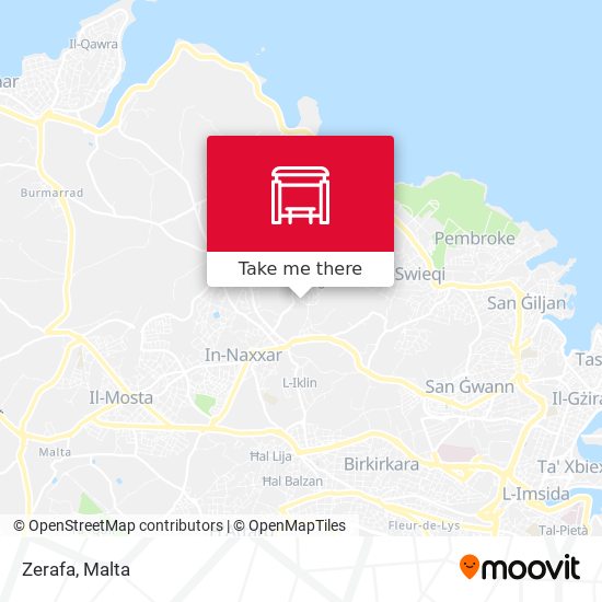 Zerafa map