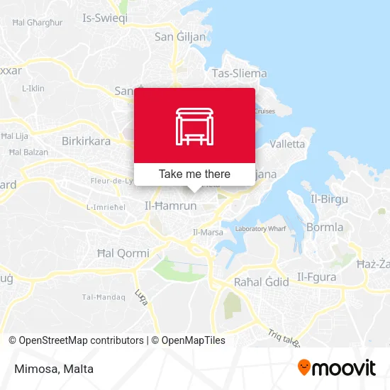 Mimosa map