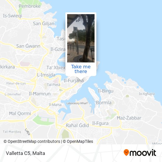 Valletta C5 map