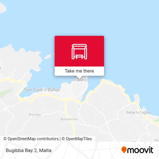 Bugibba Bay 2 map