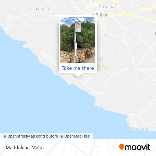 Maddalena map