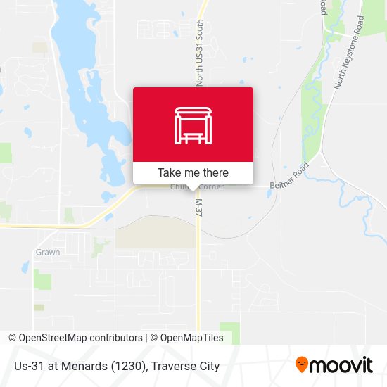 Us-31 at Menards (1230) map