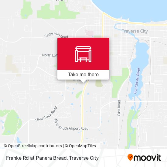 Franke Rd at Panera Bread map