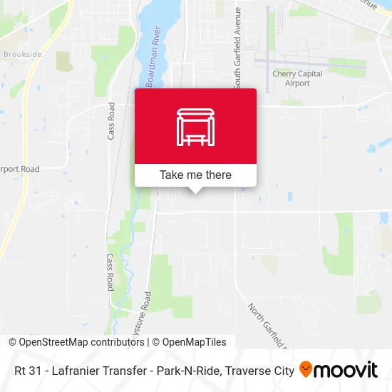 Rt 31 - Lafranier Transfer - Park-N-Ride map
