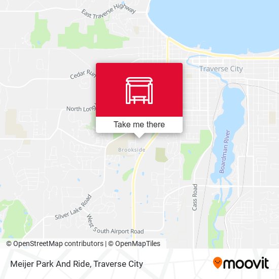 Meijer Park And Ride map