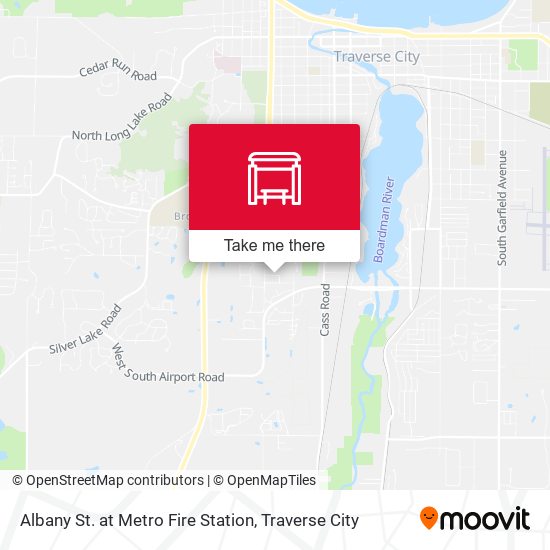 Albany St. at Metro Fire Station map