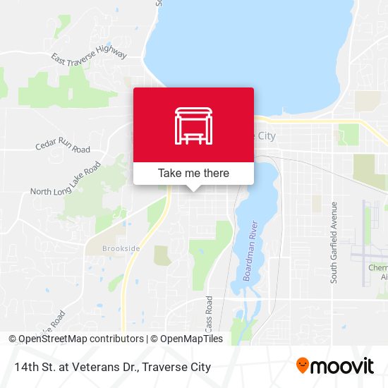 Mapa de 14th St. at Veterans Dr.