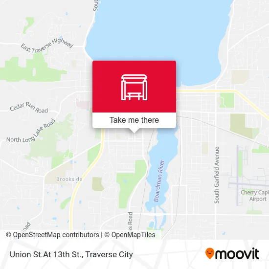 Union St.At 13th St. map