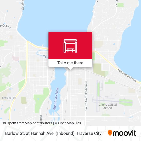 Barlow St. at Hannah Ave. (Inbound) map