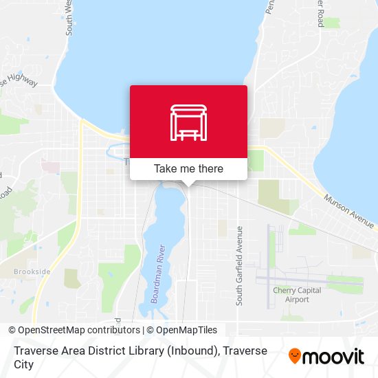 Mapa de Traverse Area District Library (Inbound)