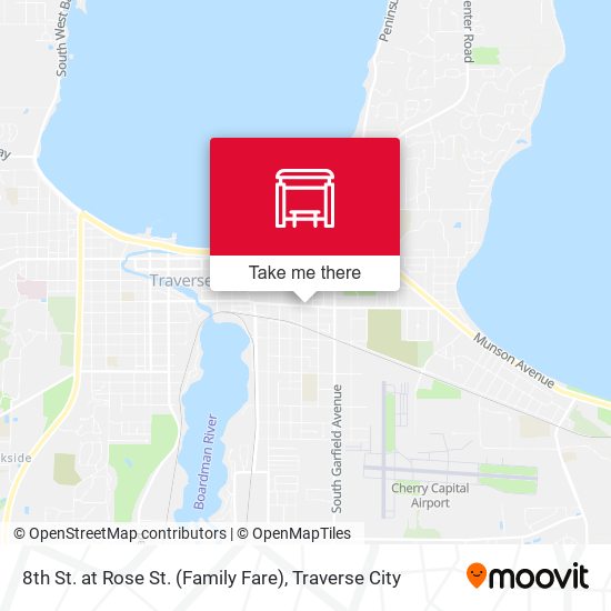 8th St. at Rose St. (Family Fare) map