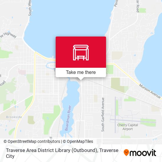 Traverse Area District Library (Outbound) map