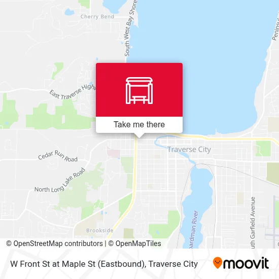 W Front St at Maple St (Eastbound) map