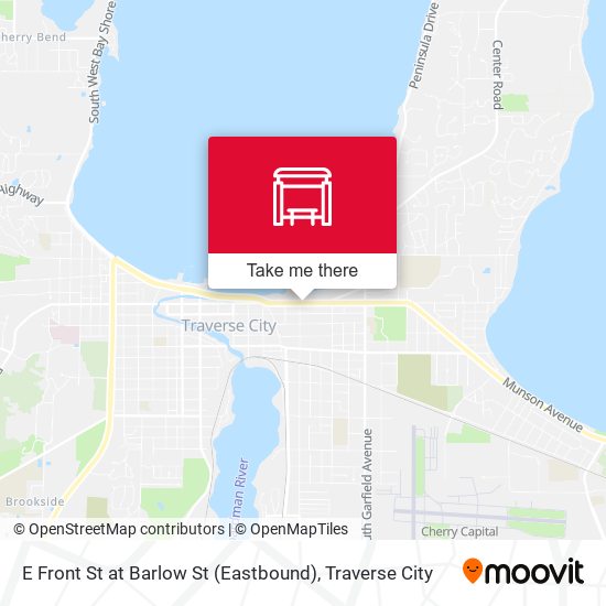Mapa de E Front St at Barlow St (Eastbound)