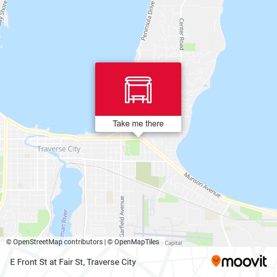 Mapa de E Front St at Fair St
