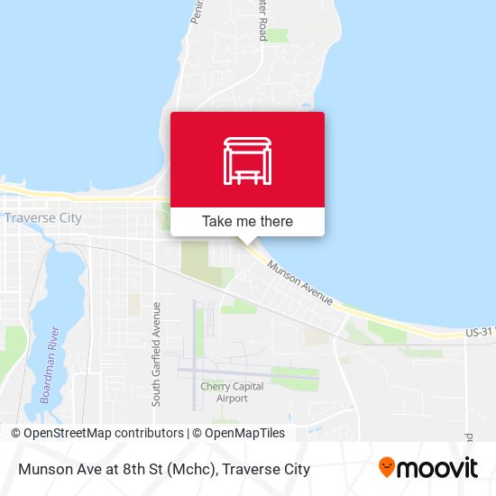 Munson Ave at 8th St (Mchc) map