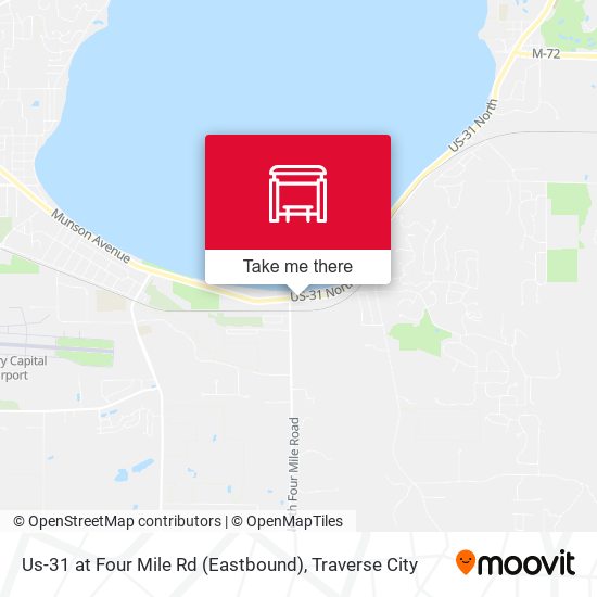 Us-31 at Four Mile Rd (Eastbound) map