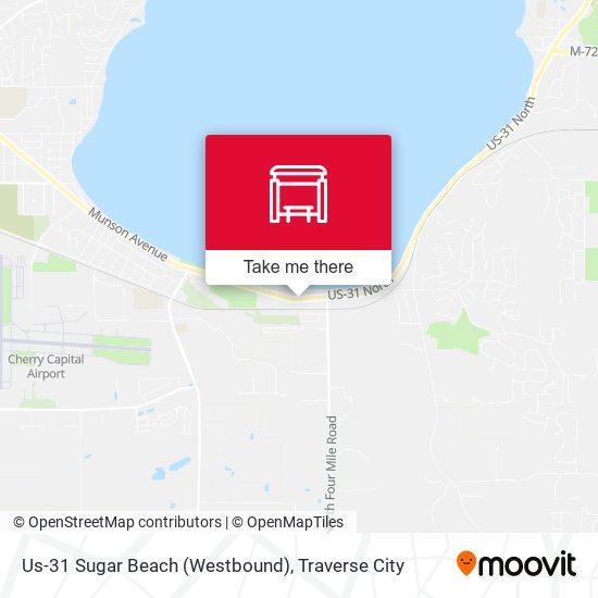 Us-31 Sugar Beach (Westbound) map