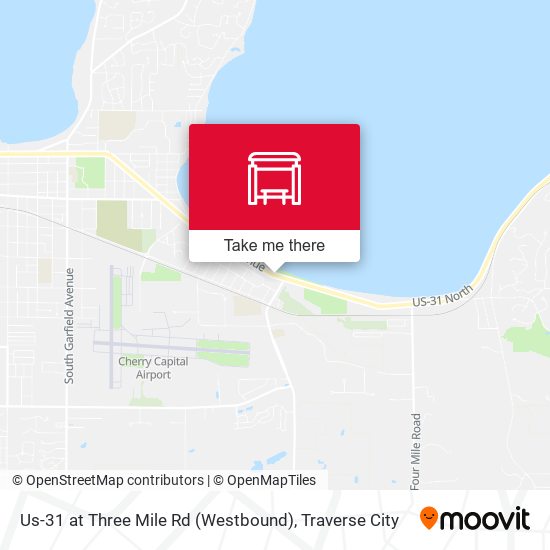 Mapa de Us-31 at Three Mile Rd (Westbound)