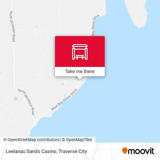 Mapa de Leelanau Sands Casino