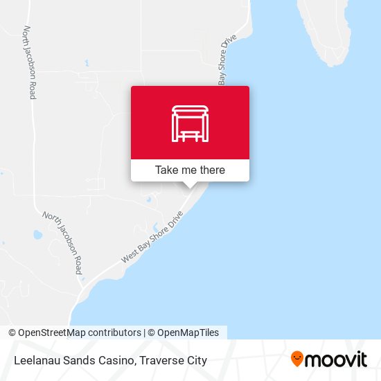 Leelanau Sands Casino map