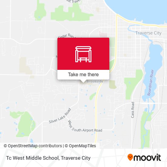 Tc West Middle School map