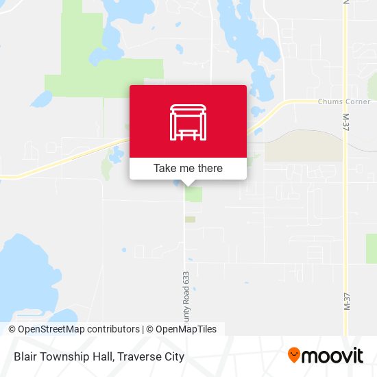 Mapa de Blair Township Hall